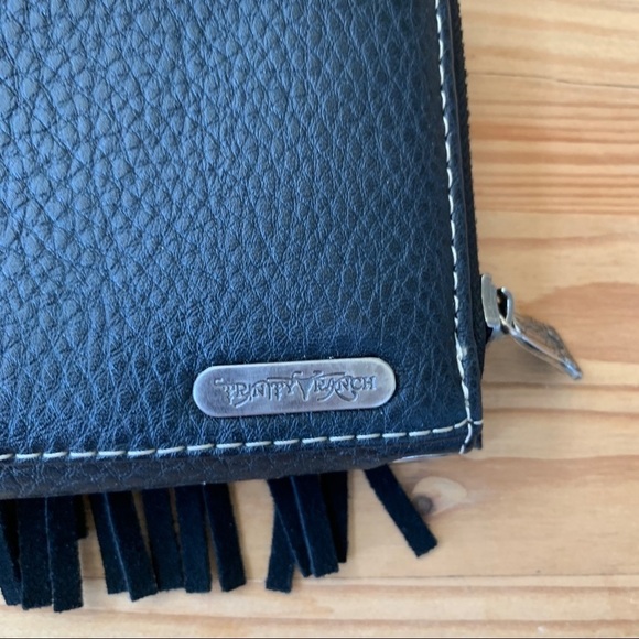 Trinity Ranch Black Wallet with Tassels - Picture 3 of 10